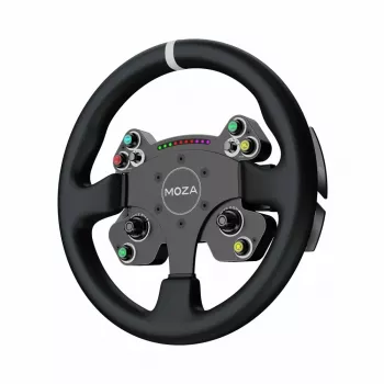 Moza Racing CS V2P Dual Clutch Steering Wheel, Kierownica, PC, Przewodowa, USB, Czarna, Aluminium