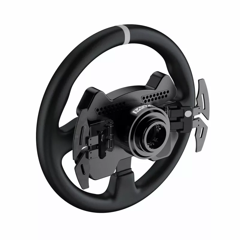 Moza Racing CS V2P Dual Clutch Steering Wheel, Kierownica, PC, Przewodowa, USB, Czarna, Aluminium