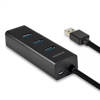 Axagon HUE-S2BP 4x USB 3.0 CHARGING hub z kablem 1,2 m w zestawie z zasilaczem AC