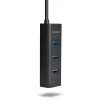 Axagon HUE-S2BP 4x USB 3.0 CHARGING hub z kablem 1,2 m w zestawie z zasilaczem AC