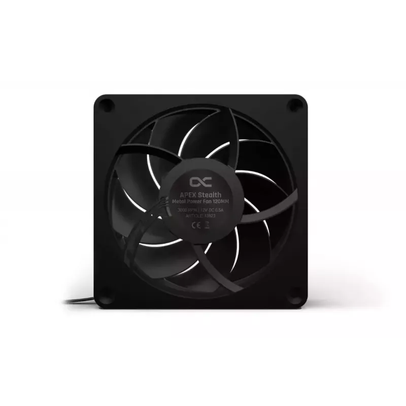 Wentylator Alphacool Apex Stealth Metal 12 cm Czarny 400-3000 RPM 30-49.9 dB