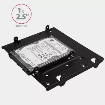Axagon RHD-435 uchwyt na 4x dysk 2,5 cala lub 2x dysk 2,5 cala HDD/SSD i 1x dysk 3,5 cala HDD w zatoce 5,25 cala, metal