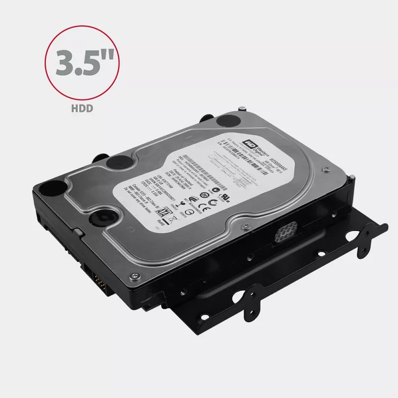 Axagon RHD-435 uchwyt na 4x dysk 2,5 cala lub 2x dysk 2,5 cala HDD/SSD i 1x dysk 3,5 cala HDD w zatoce 5,25 cala, metal