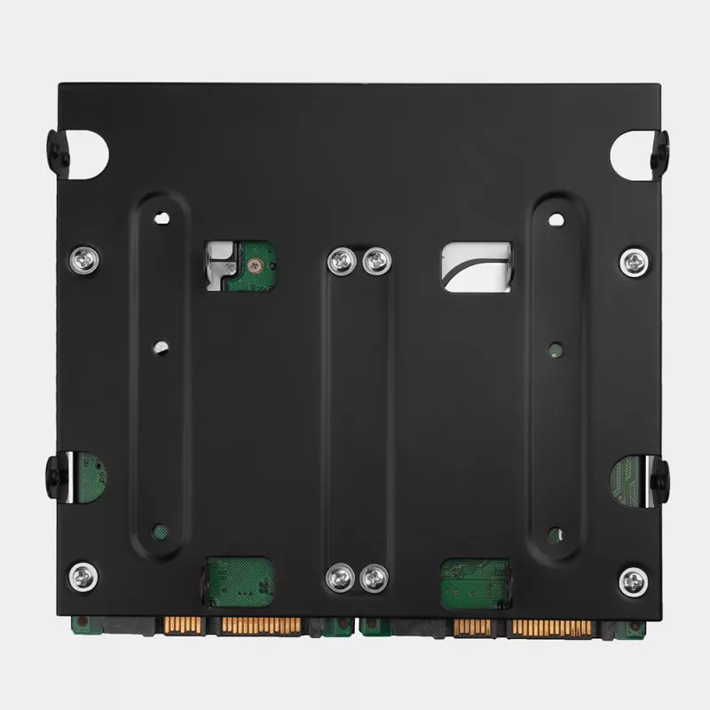 Axagon RHD-435 uchwyt na 4x dysk 2,5 cala lub 2x dysk 2,5 cala HDD/SSD i 1x dysk 3,5 cala HDD w zatoce 5,25 cala, metal