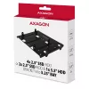 Axagon RHD-435 uchwyt na 4x dysk 2,5 cala lub 2x dysk 2,5 cala HDD/SSD i 1x dysk 3,5 cala HDD w zatoce 5,25 cala, metal