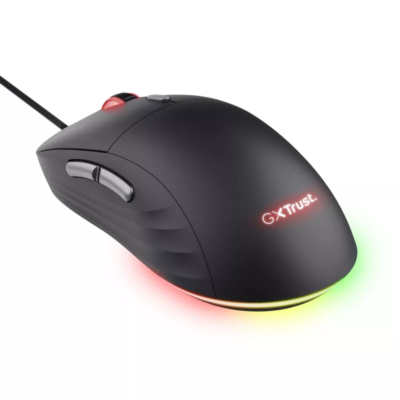 Mysz Trust GXT 925 REDEX II Gaming Praworęczna USB Type-A Laser 10000 DPI