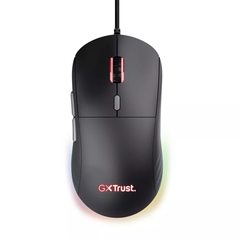 Mysz Trust GXT 925 REDEX II Gaming Praworęczna USB Type-A Laser 10000 DPI