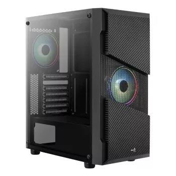 Aerocool Menace Saturn RGB Midi Tower Czarny