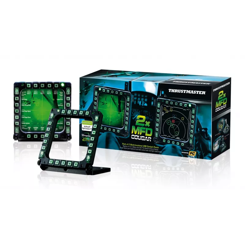 Thrustmaster MFD Cougar Pack Czarny Joystick PC