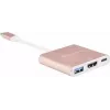 Przejściówka wideo USB-C na HDMI SILVERSTONE EP08 (USB‑C 3.1, HDMI) Różowa