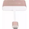 Przejściówka wideo USB-C na HDMI SILVERSTONE EP08 (USB‑C 3.1, HDMI) Różowa