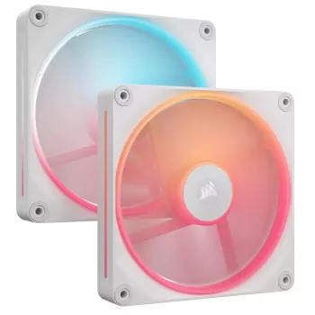 CORSAIR iCUE LINK LX140-R RGB 140 mm PWM Reverse Wentylatory Zestaw Startowy - Biały