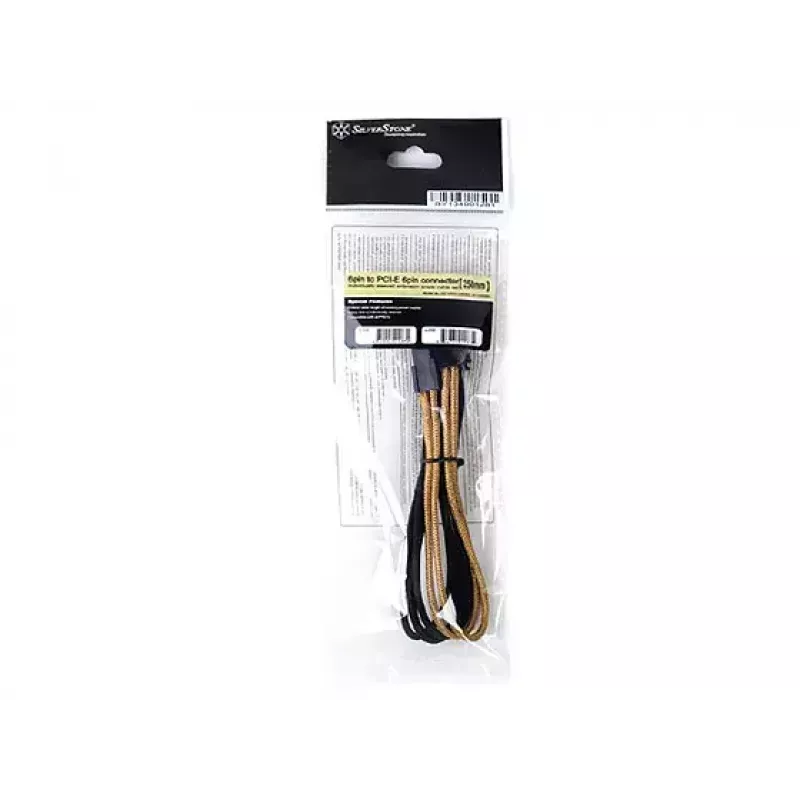 Kabel zasilający PCI-E 6-pin Silverstone PP07-IDE6BG 0.3 m