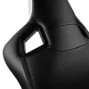 Fotel gamingowy PC noblechairs EPIC — wyściełane siedzisko, maks. obciążenie 120 kg, wysokość 131–141 cm, szerokość siedziska 56 cm, kółka kastorowe