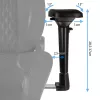 Fotel gamingowy PC noblechairs EPIC — wyściełane siedzisko, maks. obciążenie 120 kg, wysokość 131–141 cm, szerokość siedziska 56 cm, kółka kastorowe