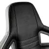 Fotel gamingowy PC noblechairs EPIC — wyściełane siedzisko, maks. obciążenie 120 kg, wysokość 131–141 cm, szerokość siedziska 56 cm, kółka kastorowe