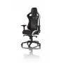Fotel gamingowy PC noblechairs EPIC — wyściełane siedzisko, maks. obciążenie 120 kg, wysokość 131–141 cm, szerokość siedziska 56 cm, kółka kastorowe