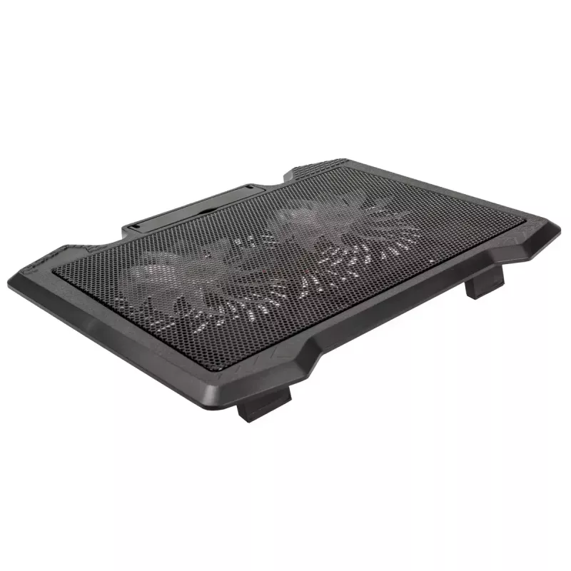 Podkładka chłodząca pod laptopa Kolink KL-N200 do laptopów o przekątnej do 39,6 cm (15,6 cala), 2 wentylatory 140 mm, zasilana przez USB, czarna