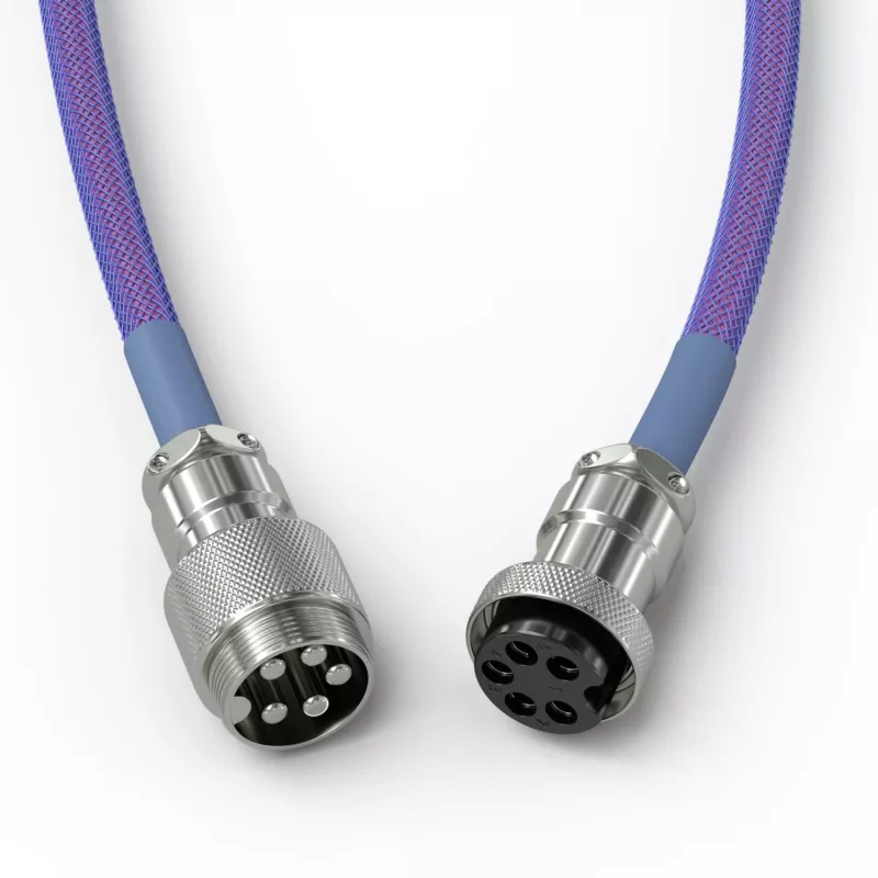 Skręcany kabel USB GLORIOUS GMMK Nebula 1,5 m RGB do klawiatur