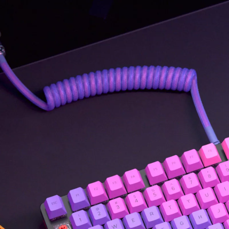 Skręcany kabel USB GLORIOUS GMMK Nebula 1,5 m RGB do klawiatur