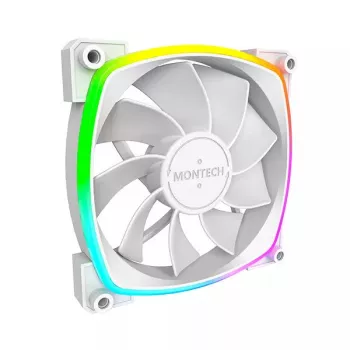 Fan Montech RX120 PWM 12 cm 800-1600 RPM 27 dB biały