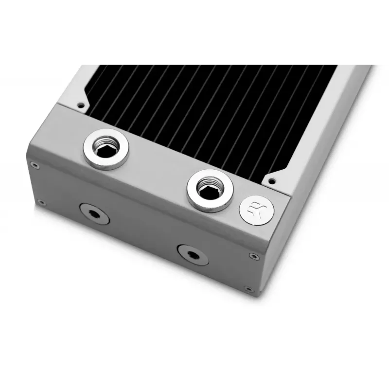 Radiator EKWB model — mosiądz/miedź/stal nierdzewna biały 130×285×58 mm