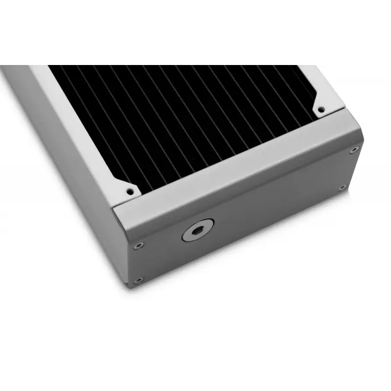Radiator EKWB model — mosiądz/miedź/stal nierdzewna biały 130×285×58 mm