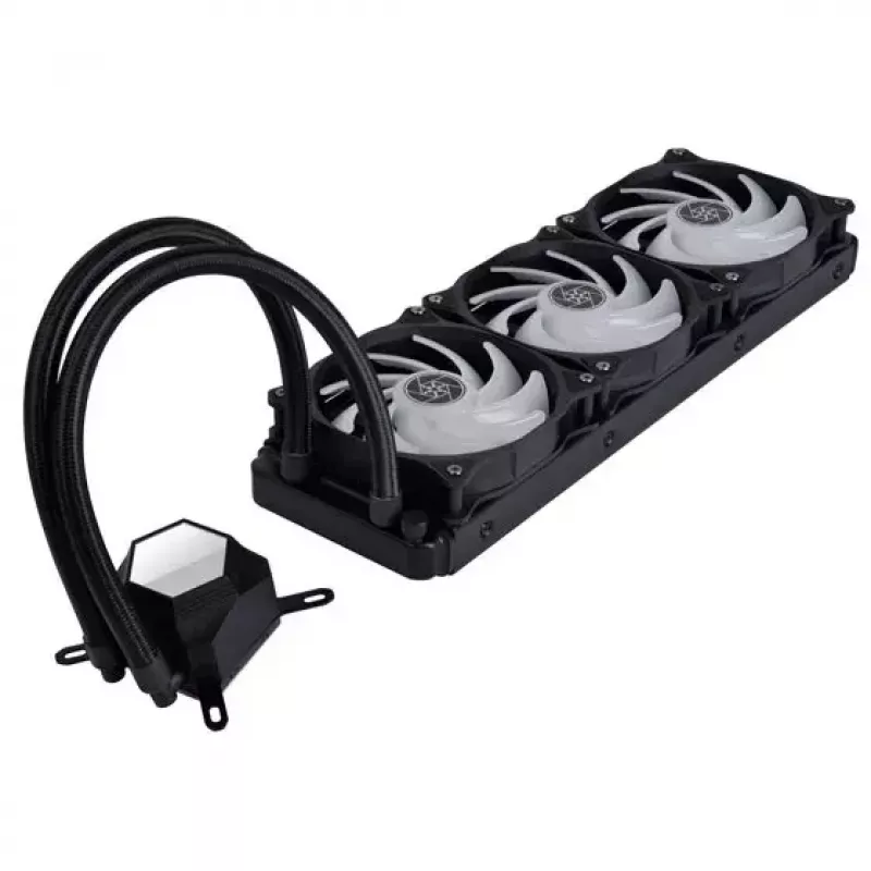 Chłodzenie cieczą All-in-one Silverstone SST-PF360-ARGB-V2 12 cm Czarny