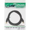 Kabel USB 2.0 Typ A męski / Typ B żeński czarny pozłacane styki 2m InLine 34518S