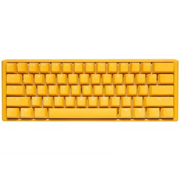 Klawiatura Ducky One 3 żółty Mini, gamingowa, USB, niemiecka, mechaniczna, RGB