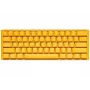 Klawiatura Ducky One 3 żółty Mini, gamingowa, USB, niemiecka, mechaniczna, RGB