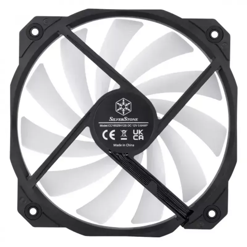 Fan Silverstone Shark Force 160 ARGB 1600 RPM Fluid Dynamic Bearing