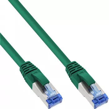 InLine Patch kabel S/FTP PiMF Cat.6A halogen free 500MHz zielony 1.5m
