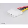 Akasa Adapter SATA na Molex 4-pin AK‑CBPW03‑KT02 kabel 15 cm, zestaw 2 szt.