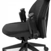 Fotel gamingowy do komputera noblechairs DAWN — siedzisko pikowane, maks. waga użytkownika 110 kg, szerokość siedziska 53 cm, czarny