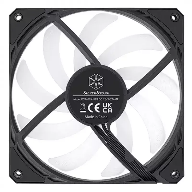 Wentylator Silverstone SST-AS140B-ARGB 14 cm 1700 RPM 33 dB czarny