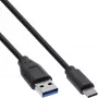 Kabel InLine USB 3.2 Gen.1x2, USB-C męski / USB-A męski, czarny, 1 m