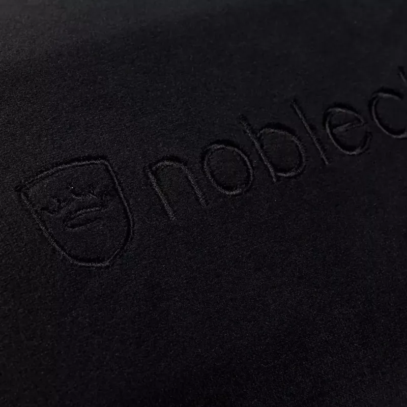 Zestaw poduszek noblechairs NBL-SP-PST-002 — 2-częściowe czarne poduszki siedziska i lędźwiowa