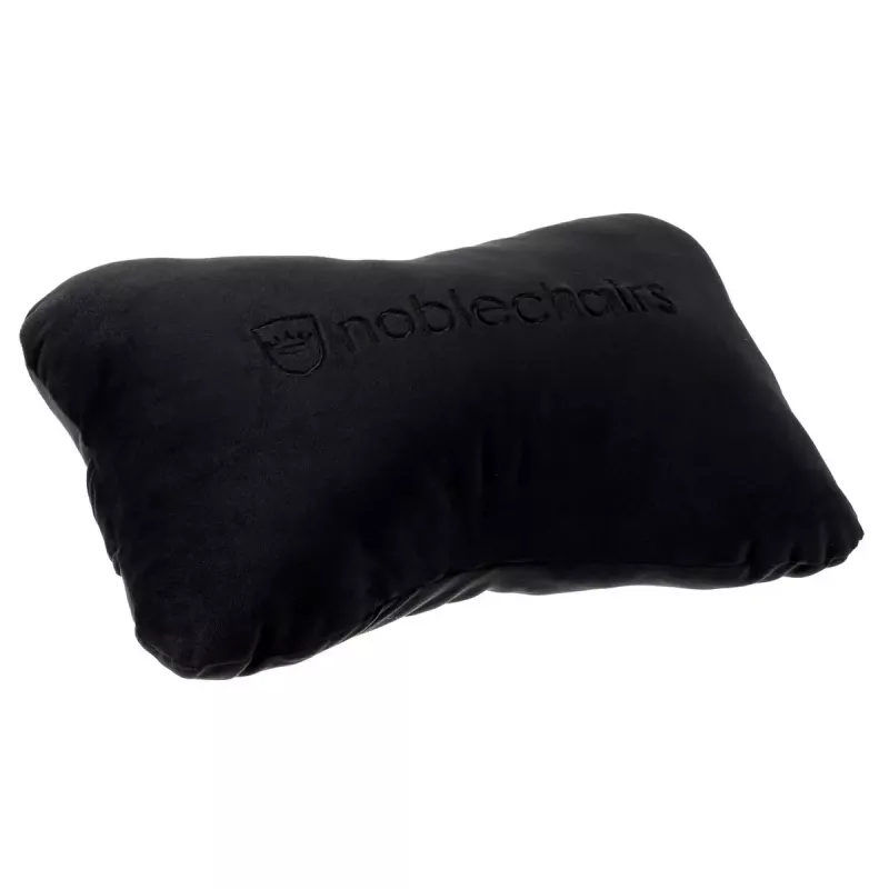 Zestaw poduszek noblechairs NBL-SP-PST-002 — 2-częściowe czarne poduszki siedziska i lędźwiowa