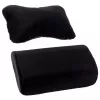 Zestaw poduszek noblechairs NBL-SP-PST-002 — 2-częściowe czarne poduszki siedziska i lędźwiowa