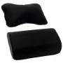 Zestaw poduszek noblechairs NBL-SP-PST-002 — 2-częściowe czarne poduszki siedziska i lędźwiowa