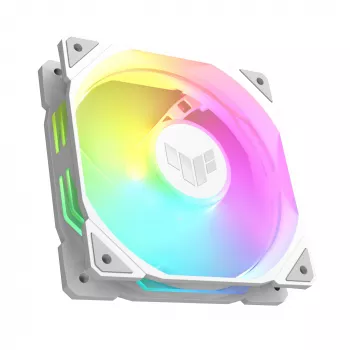 Chłodzenie powietrzne ASUS TUF GAMING TR120 ARGB REVERSE 120 mm 2000 RPM białe, łożysko hydrauliczne, 76,3 CFM