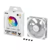 Chłodzenie powietrzne ASUS TUF GAMING TR120 ARGB REVERSE 120 mm 2000 RPM białe, łożysko hydrauliczne, 76,3 CFM