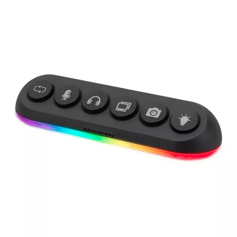 Streamplify HUB DECK 5 Czarny USB 2.0 USB 3.0 24W 1.8m