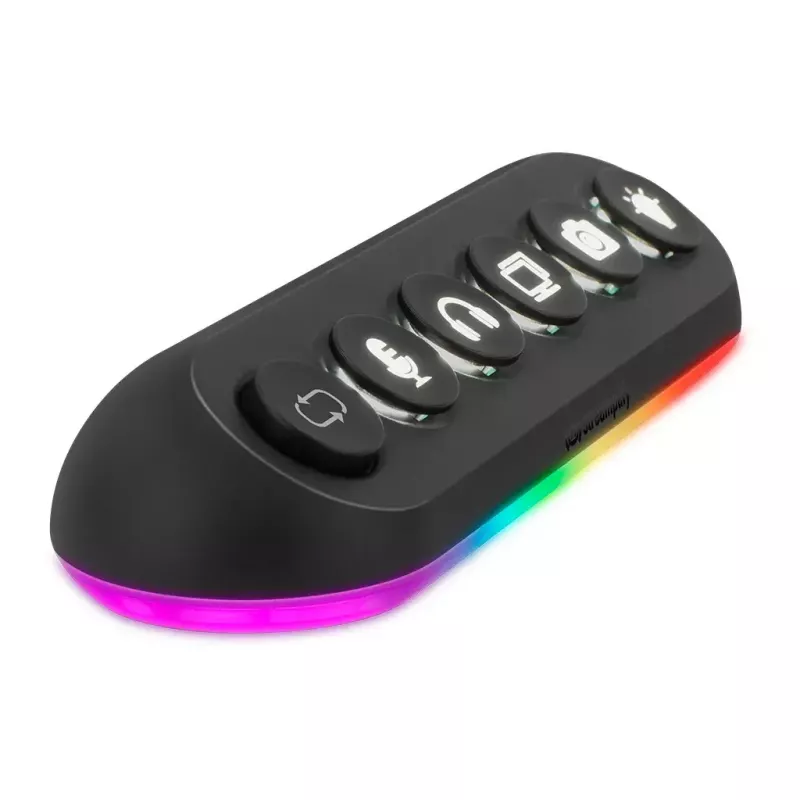 Streamplify HUB DECK 5 Czarny USB 2.0 USB 3.0 24W 1.8m