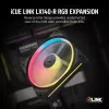 Fan Corsair iCUE LINK LX140-R RGB 14 cm Czarny 2000 RPM 3.55 mmH2O