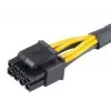 Wewnętrzny kabel zasilający Akasa AK-CBPW10-15BK 0,15 m PCI-E 8-pin ATX 4-pin