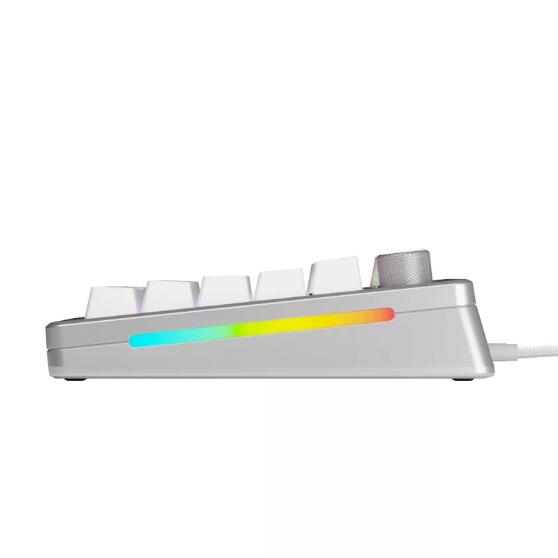 Mechaniczna klawiatura gamingowa GLORIOUS GMMK 3 PRO HE 75% Prebuilt Wired USB QWERTY srebrny