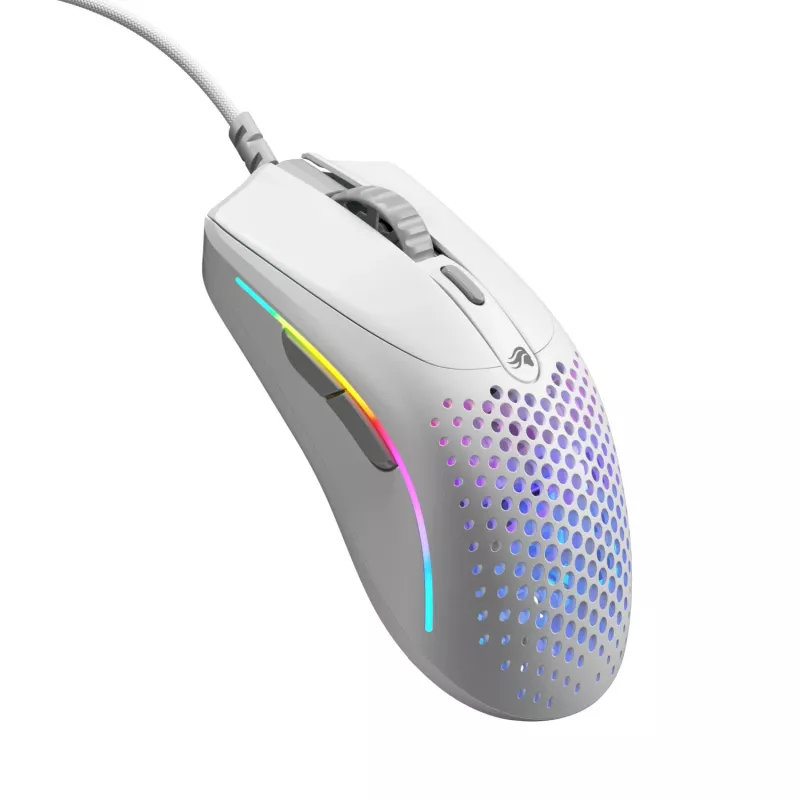 Glorious Gaming Glorious Model O 2 Mini - biały matowy, praworęczny, optyczny, USB typu A, 26000 DPI, biały