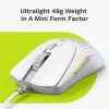Glorious Gaming Glorious Model O 2 Mini - biały matowy, praworęczny, optyczny, USB typu A, 26000 DPI, biały